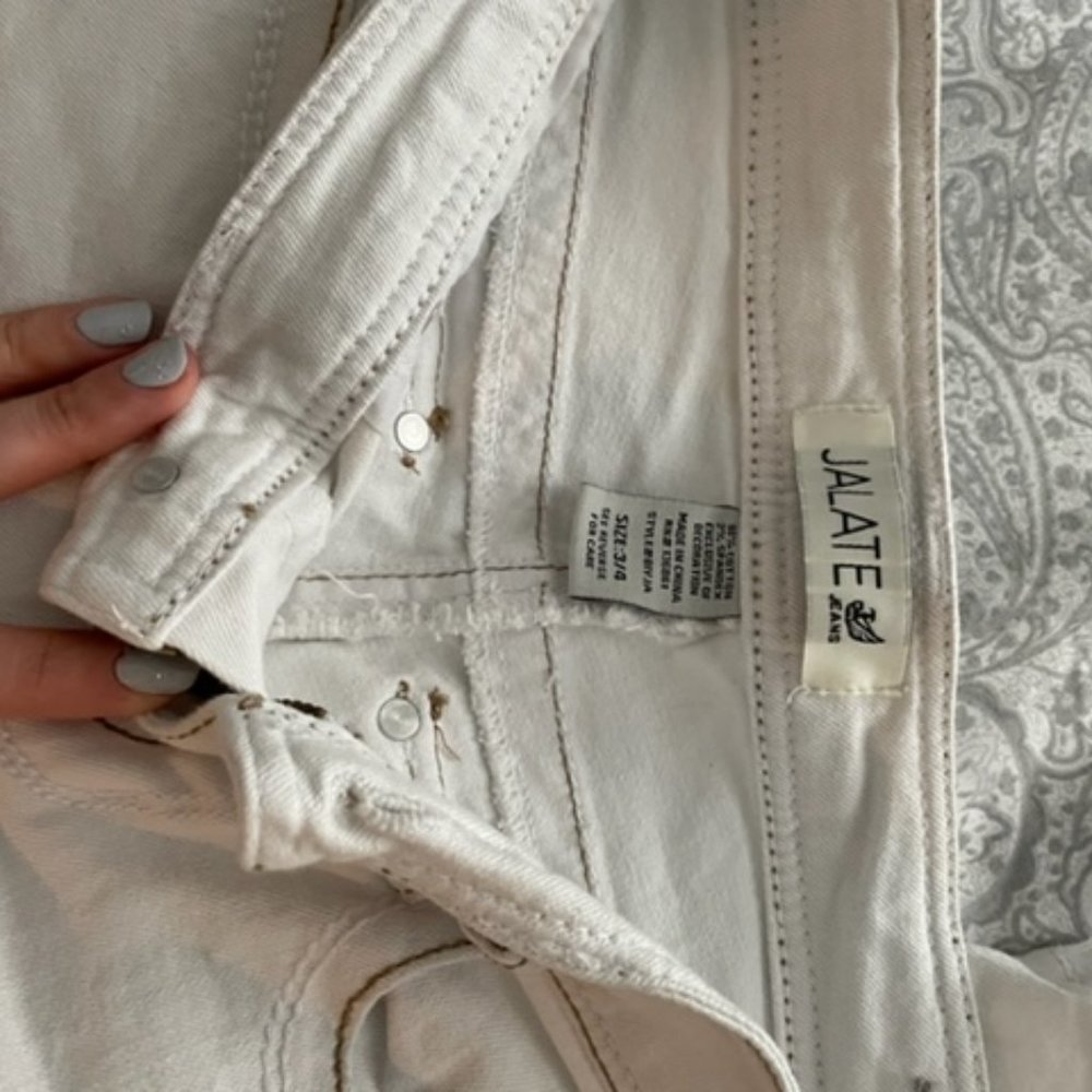 White Ripped Jeans - Picture 4 of 4